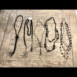 5 necklaces bundle